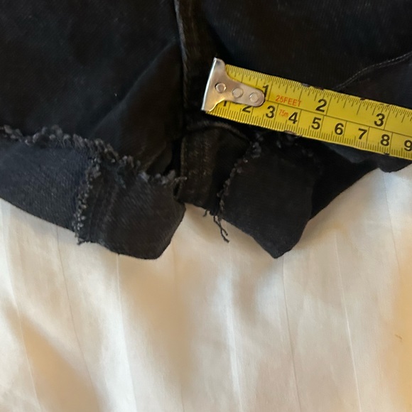 Garage Denim Mom Shorts in Black - Picture 5 of 6